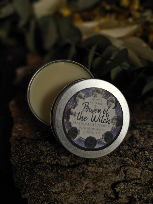 Power of the Witch Ritual Ointment for Power & Psychic Strength by Maeva