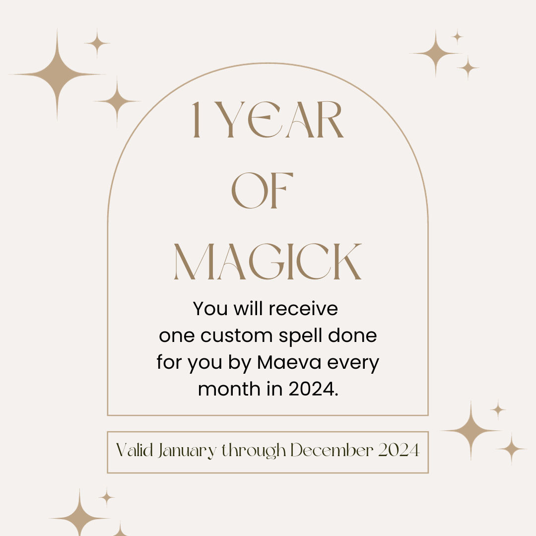 RAFFLE: 1 Year of Magick (5 entries)