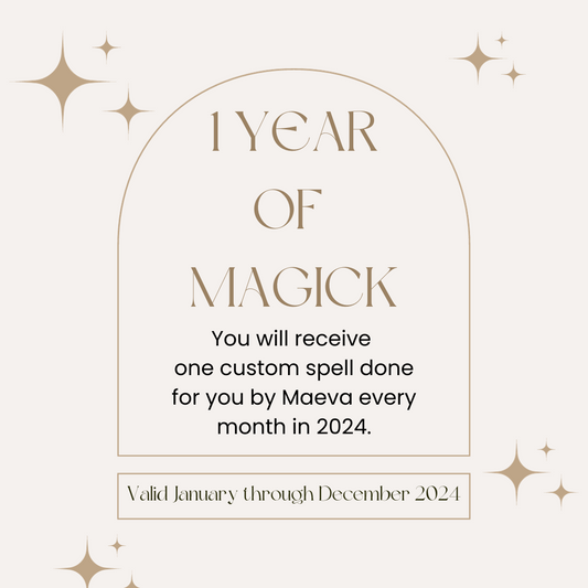 RAFFLE: 1 Year of Magick (5 entries)