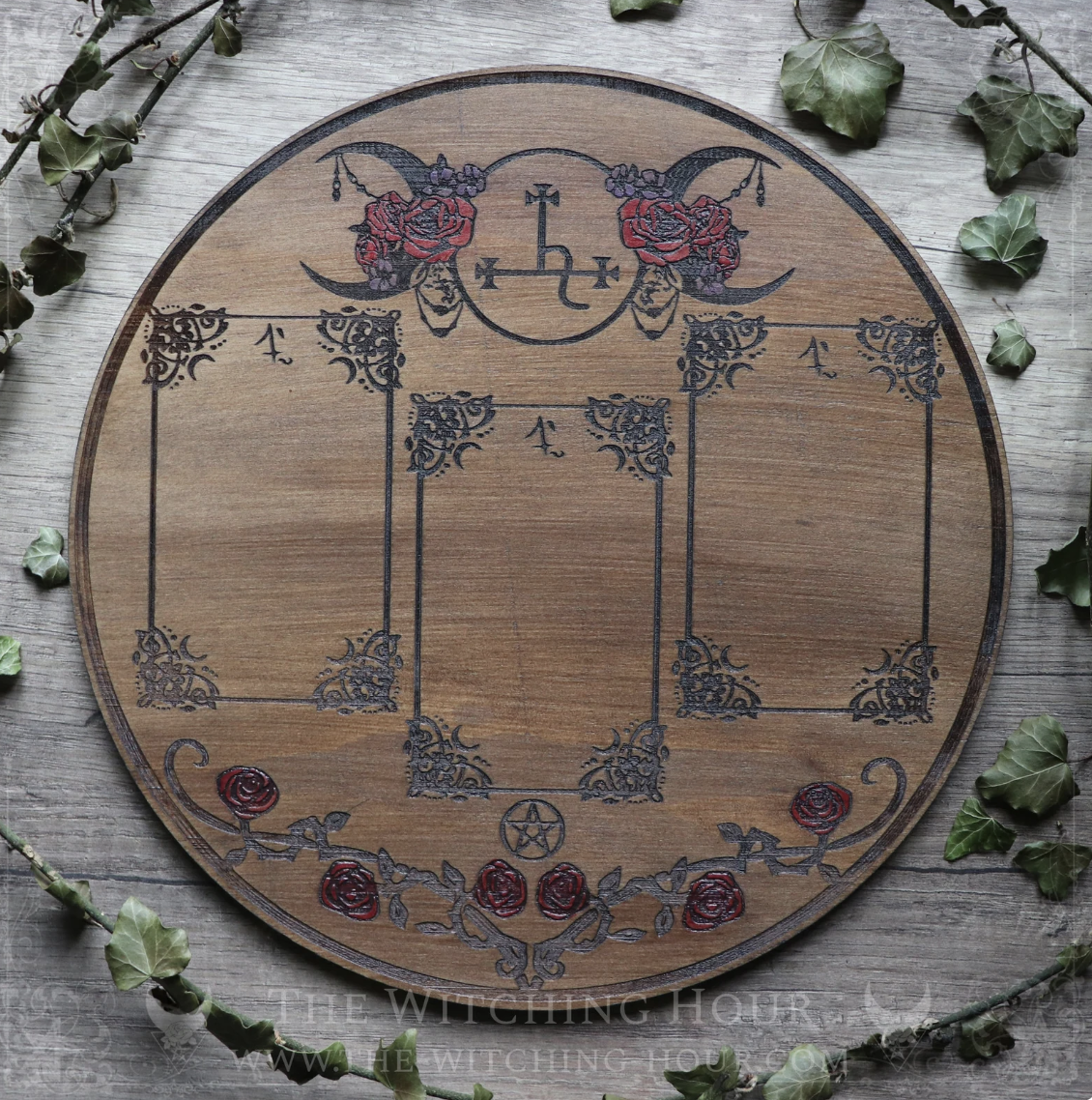 Sigil of Lilith Tarot Reading Board (Handcrafted)
