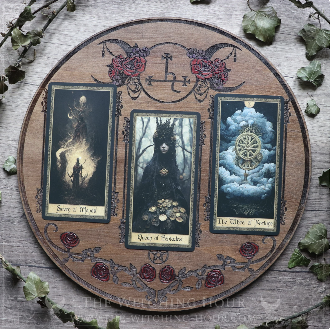 Sigil of Lilith Tarot Reading Board (Handcrafted)