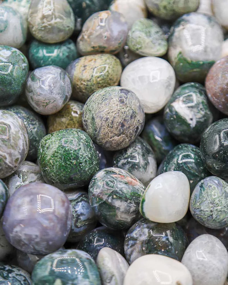 Moss Agate (Tumbled)