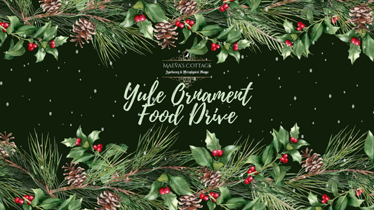 Yule Ornament Crafting Food Drive for RI Community Food Bank (12/3/23 @ 1-4PM)
