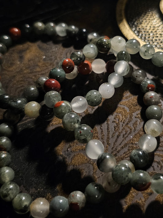 Bloodstone Authentic Crystal Bracelet