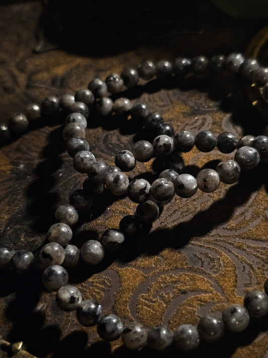 Larvikite Authentic Crystal Bracelet