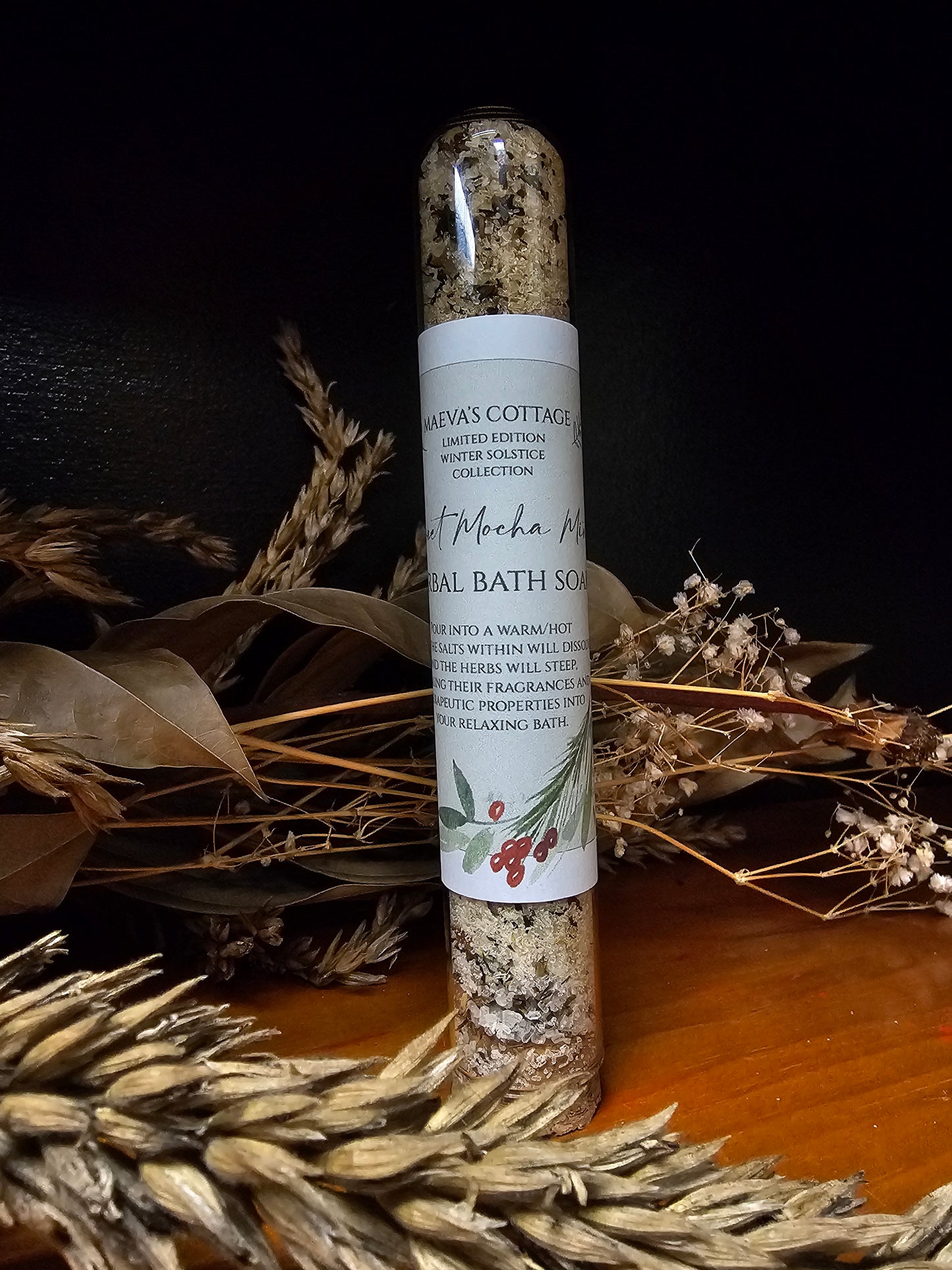 Sweet Mocha Mint Bath Soak - Winter Solstice Collection