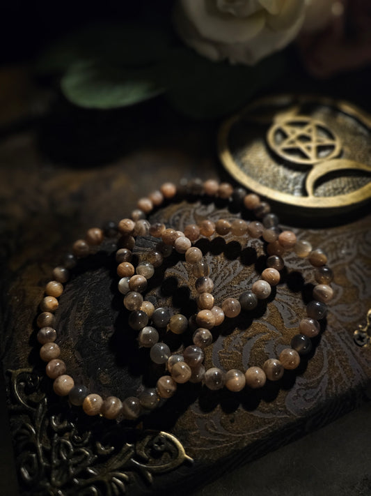 Black Moonstone Authentic Crystal Bracelet