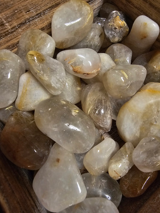 Rutilated Quartz (Tumbled)