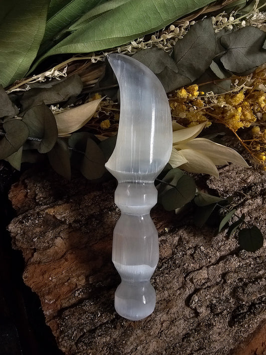 Selenite Athame/Boline, Small