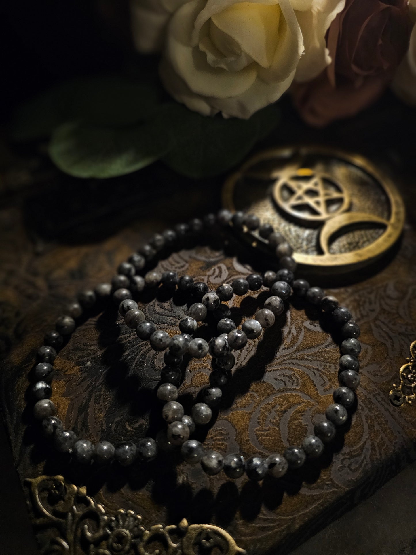 Larvikite Authentic Crystal Bracelet