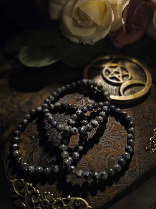 Larvikite Authentic Crystal Bracelet