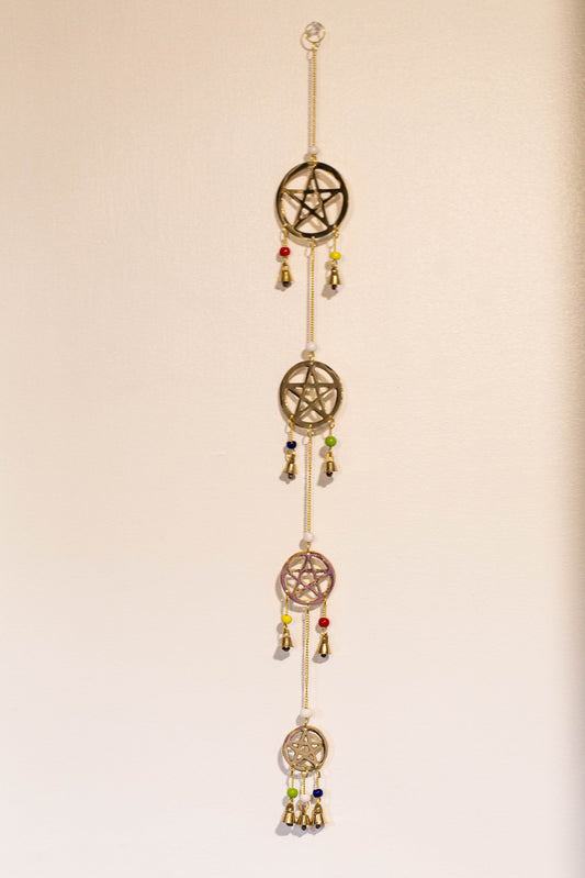 Pentacle Wind Chime (23")