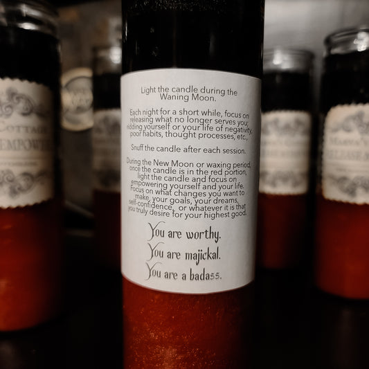 Release & Empower Spell Candle