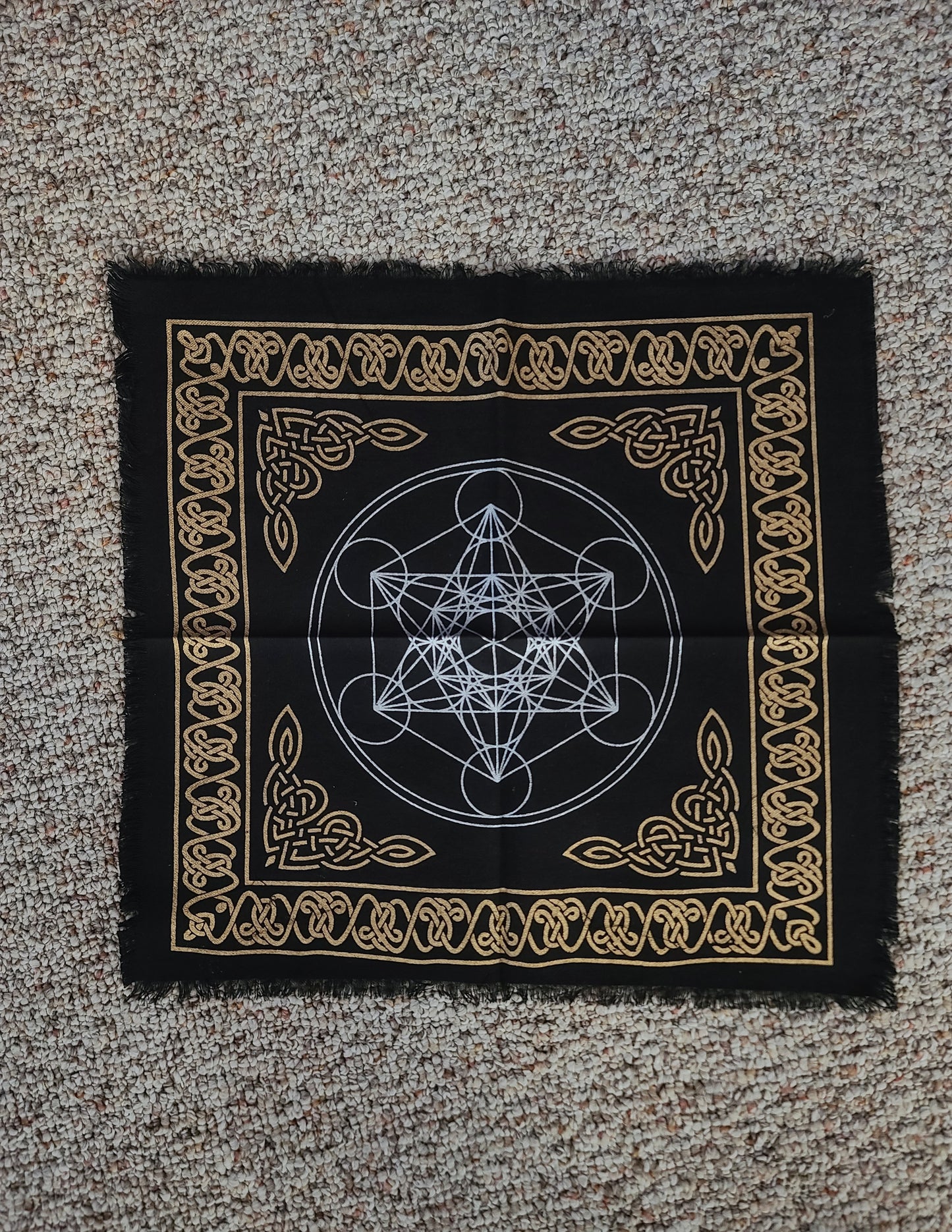 Metatron Altar Cloth 18x18"