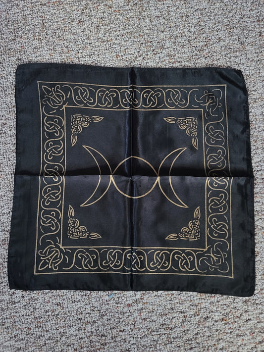 Triple Moon Satin Altar Cloth 21x21"