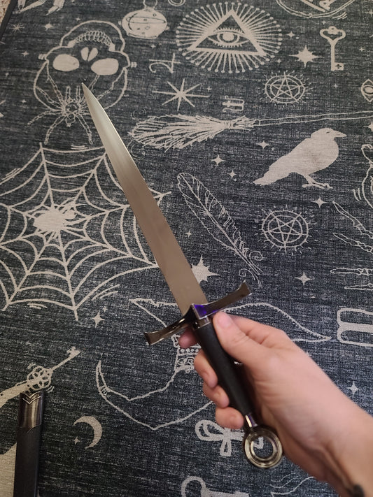 Black Medieval Athame