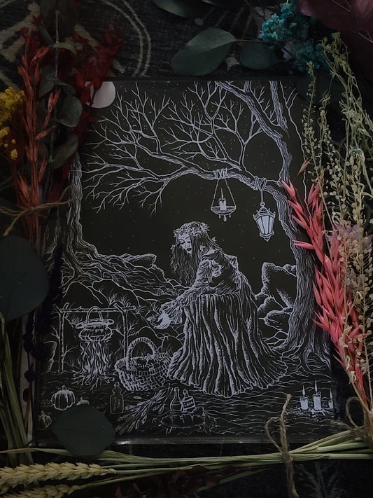 "Mabon Ritual" Artwork Print by Crystal Diaz