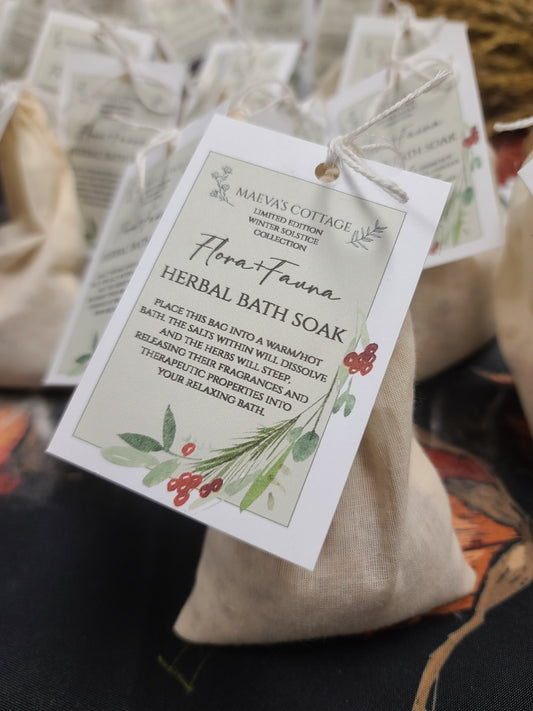 'Flora & Fauna' Winter Solstice Bath Soak