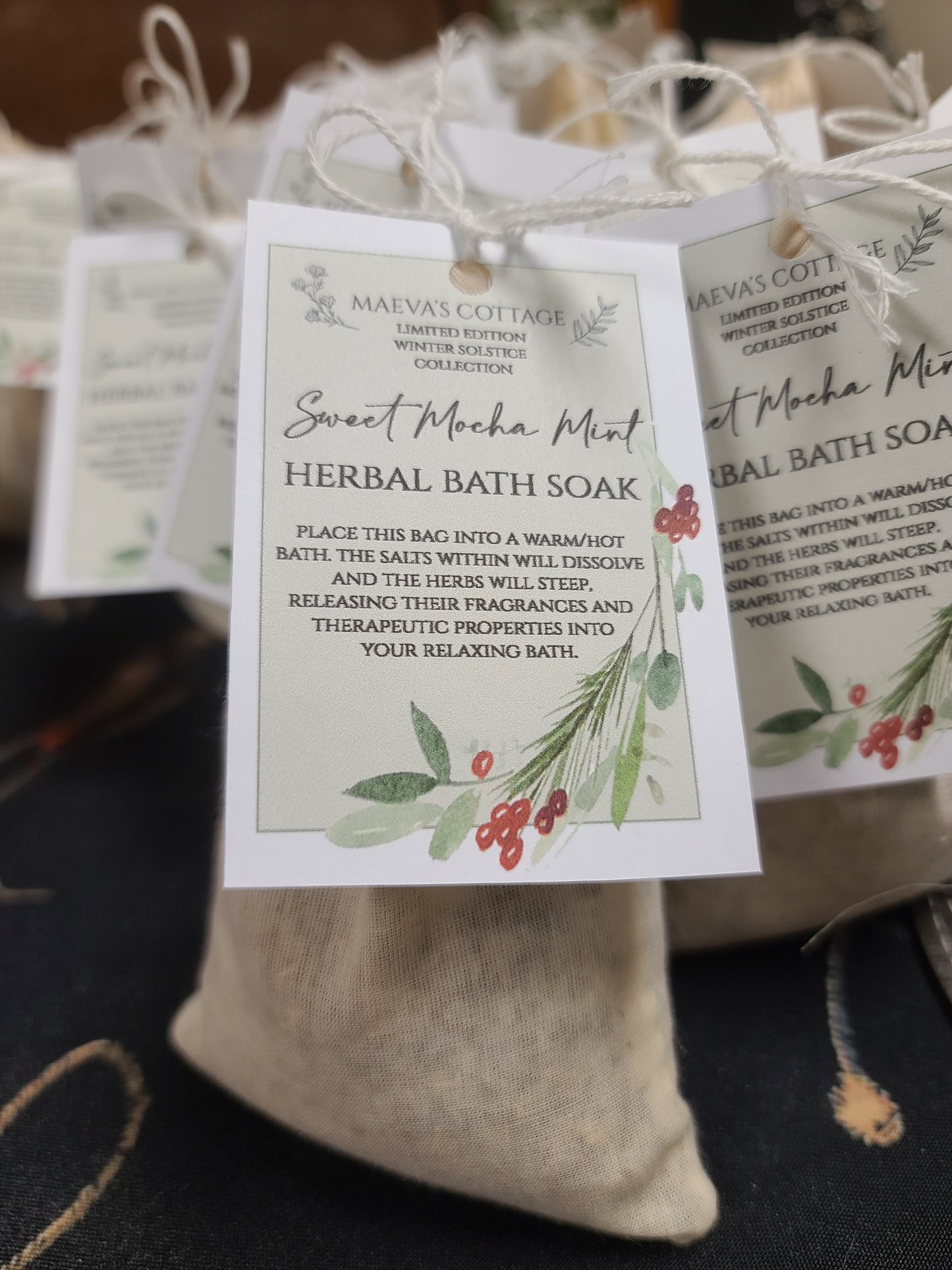 'Sweet Mocha Mint' Winter Solstice Bath Soak