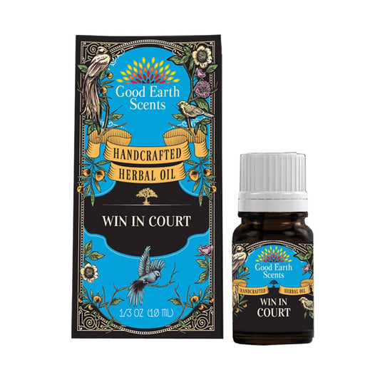Win In Court Herbal Oil for Anointing, Crafting, and Aromatherapy