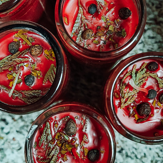 The Holly King Intention Candle