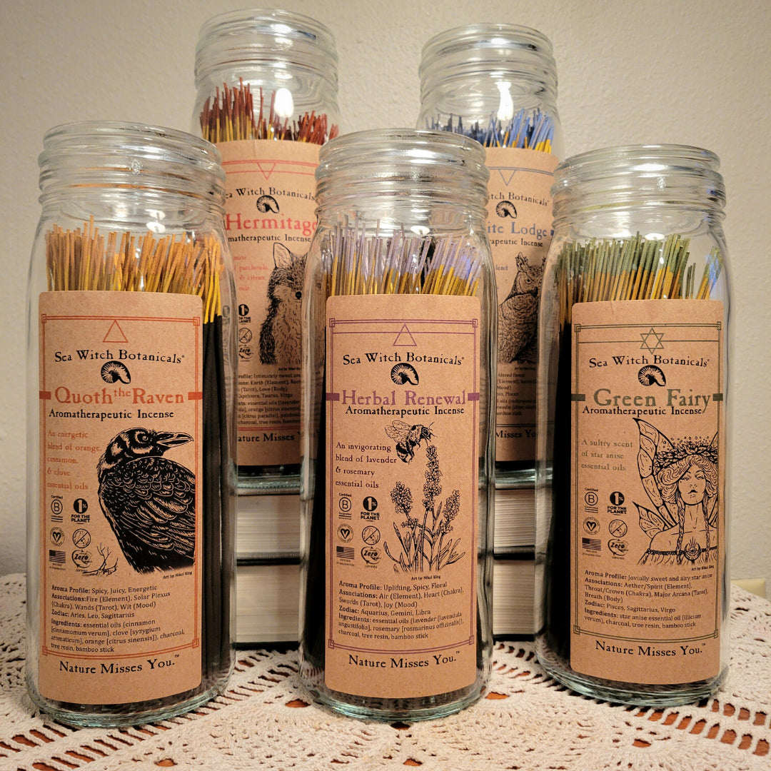 Sea Witch Botanicals Incense Sticks (10 for $6)
