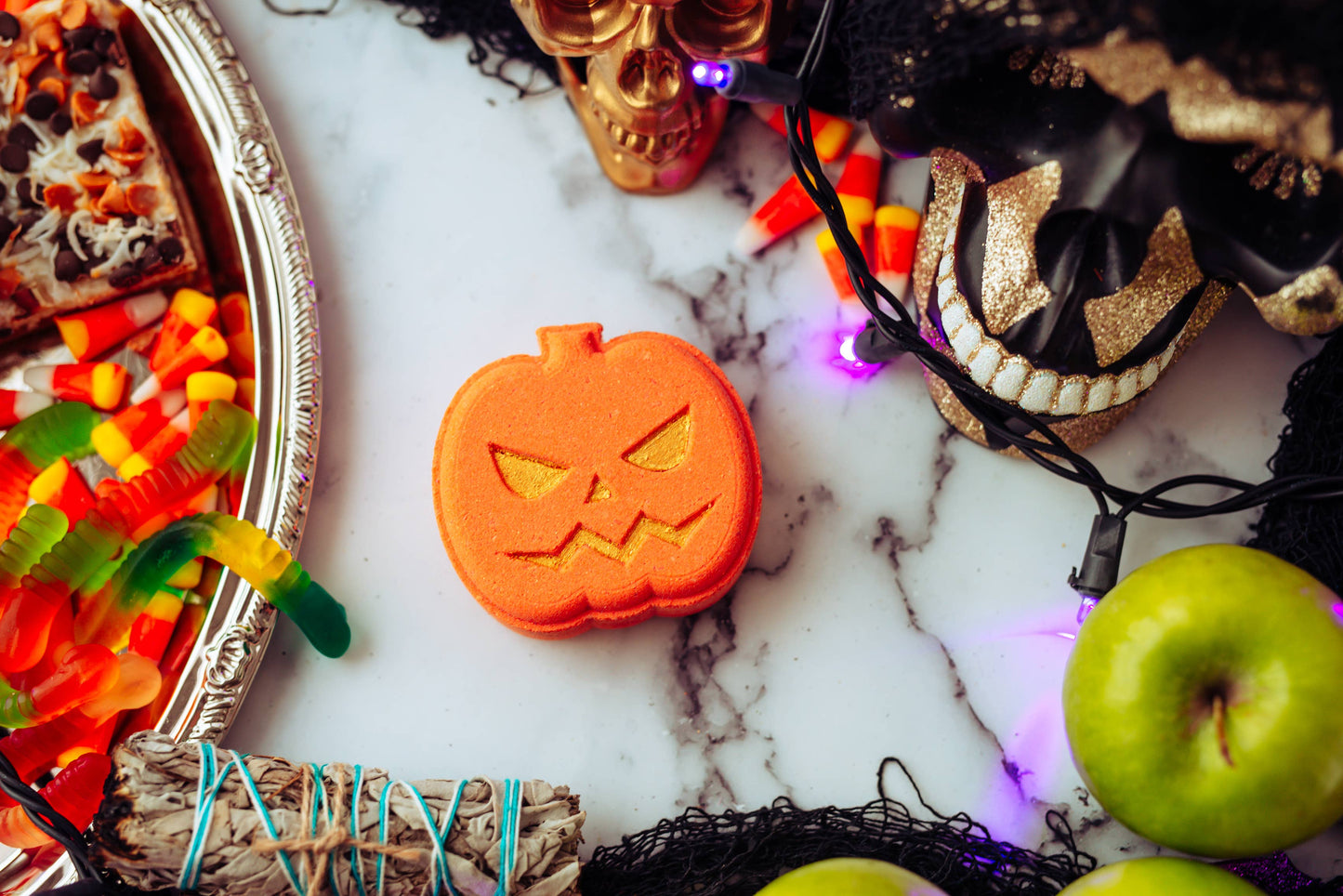 Punkin Jack O' Lantern Halloween Vegan Bath Bomb
