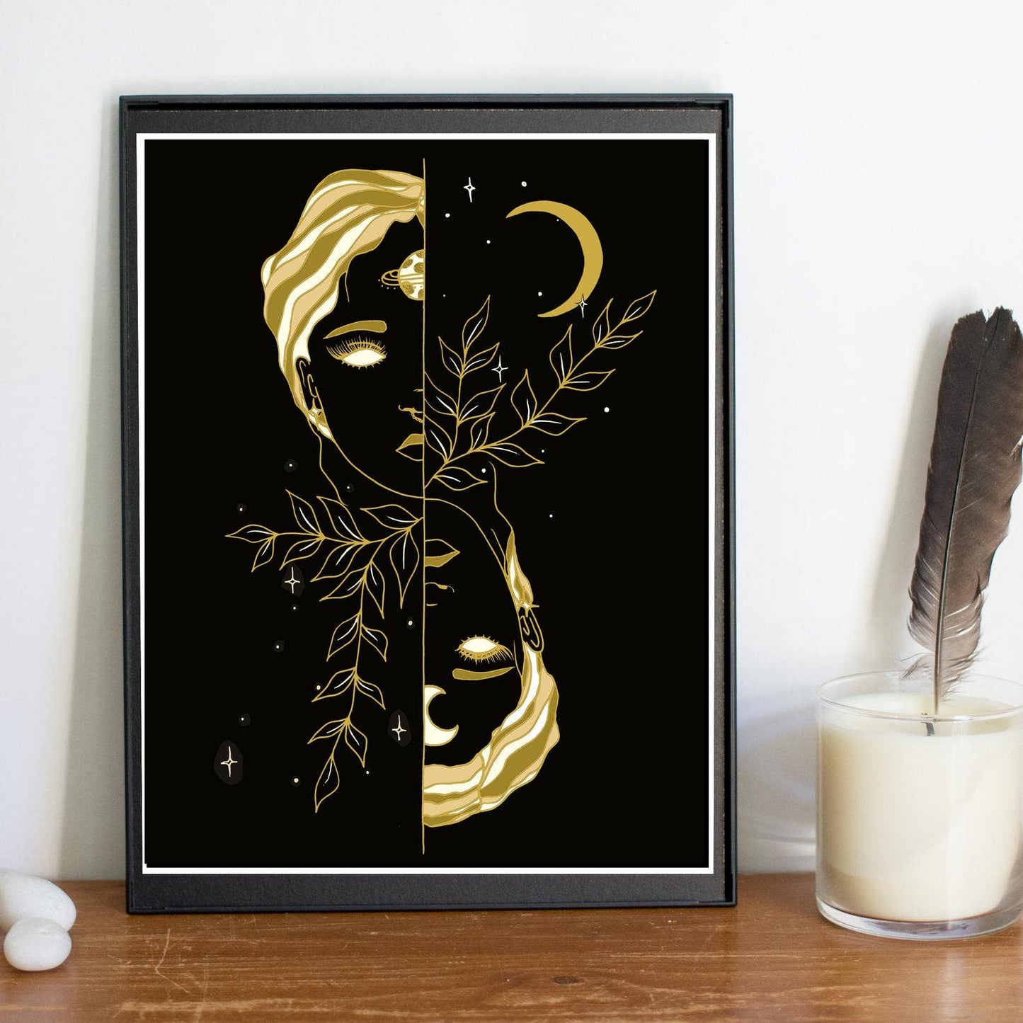 Dream Dark Art 8.5x11" by Melina Lamoureaux