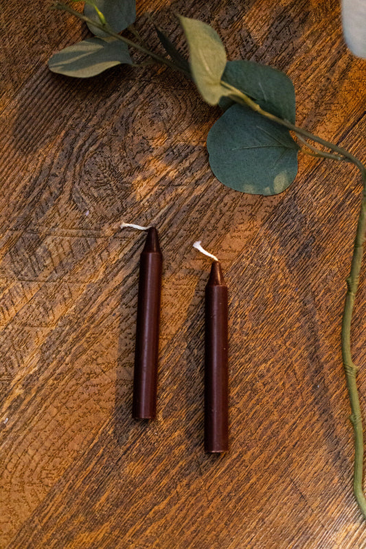 Brown Chime Spell Candle