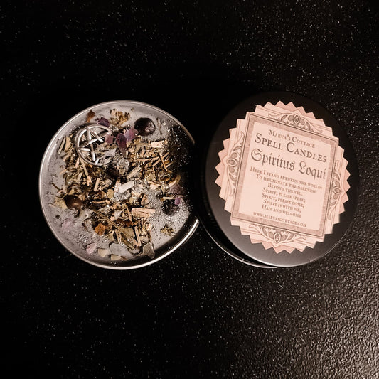 Spiritus Loqui Spell Candle for Spirit Communication, Spirit Guides, Ancestors