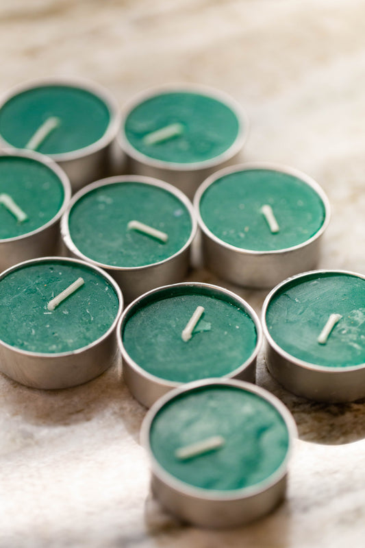 Green Tealight Candle