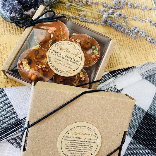 Pumpkin Prosperity Fall Intention Tealight Candles
*Limited Qtys*
