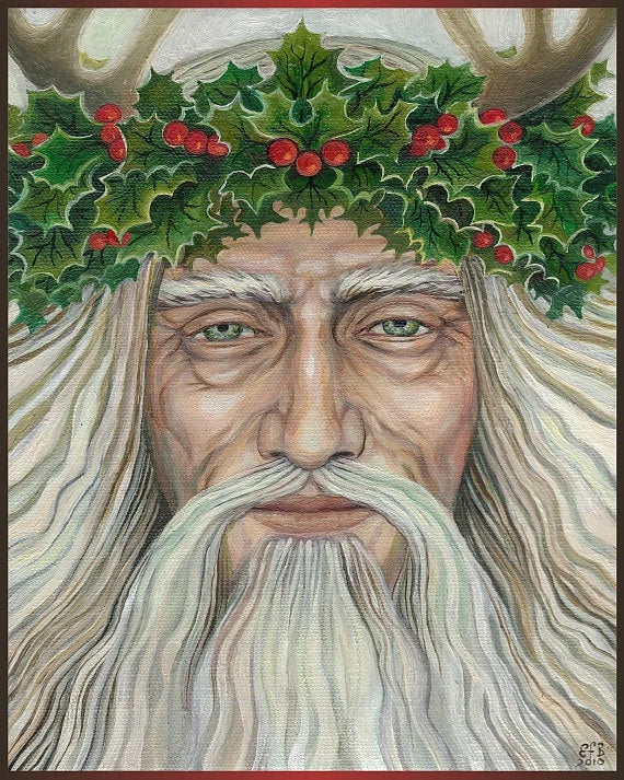 The Holly King Intention Candle