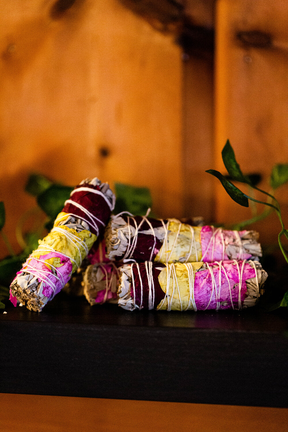 White Sage and Rose Petals Herbal Bundle