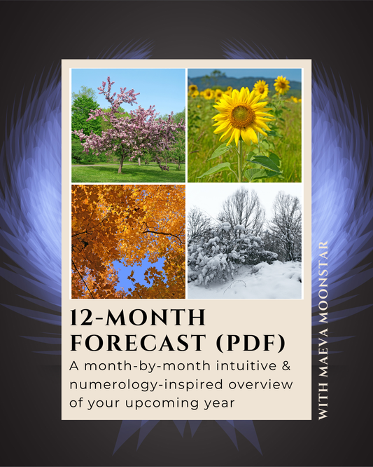 12-Month Year-Ahead Forecast (PDF Report by Maeva Moonstar)