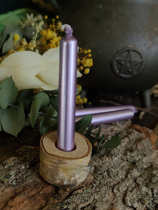 Lavender Chime Spell Candle