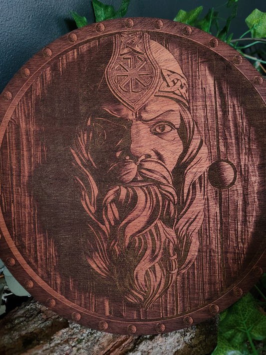 Odin's Shield Wooden Wall Art (10.5")
