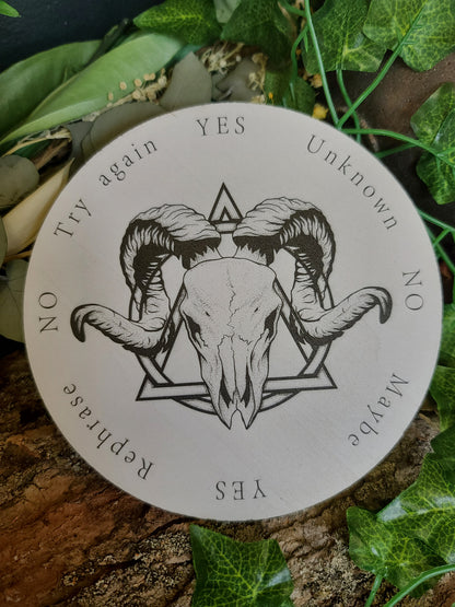 "Horns" Dual-Sided Wooden Pendulum Board