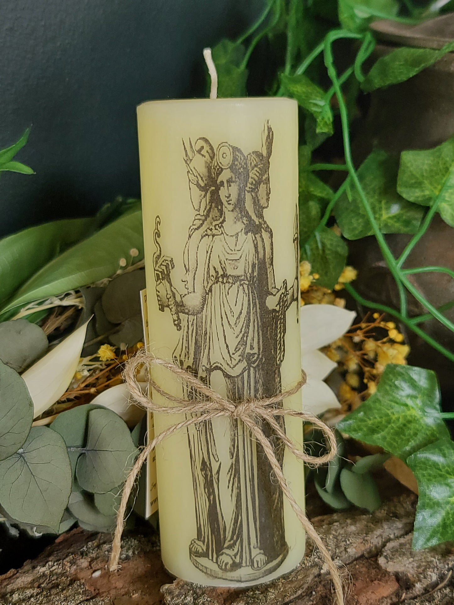 Hecate Gothic Beauty Pillar Candle
