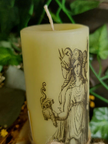 Hecate Gothic Beauty Pillar Candle