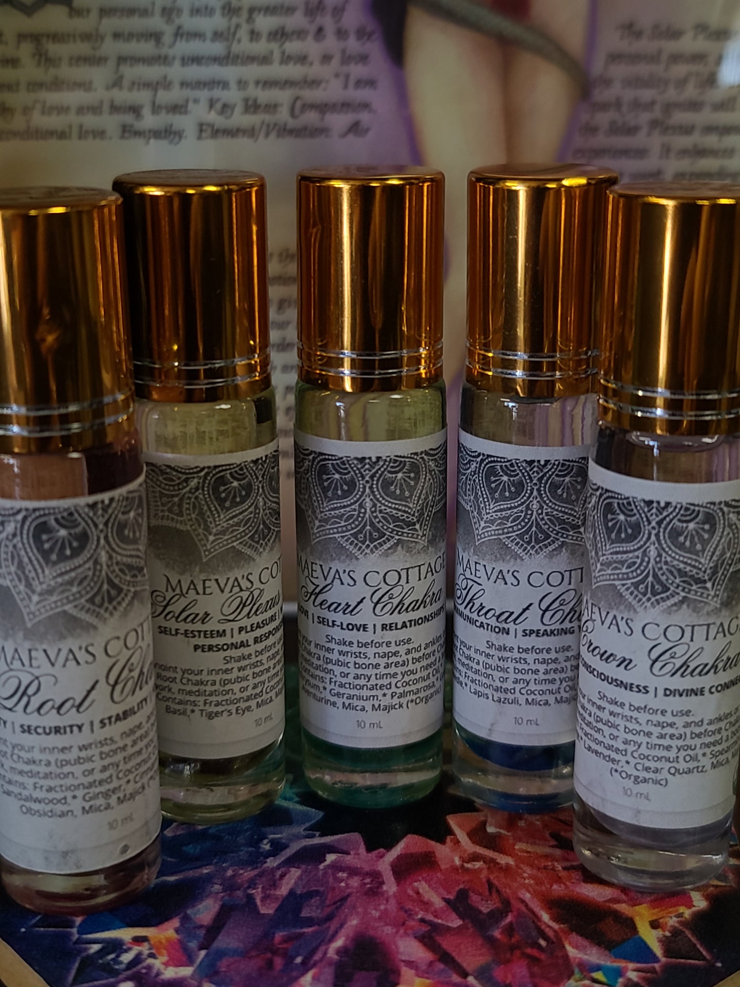 Chakra Roll-On Anointing Potions by Maeva
