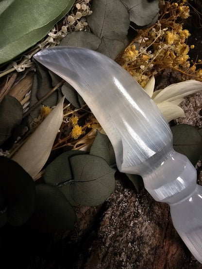 Selenite Athame/Boline, Small