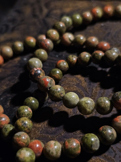 Unakite Authentic Crystal Bracelet