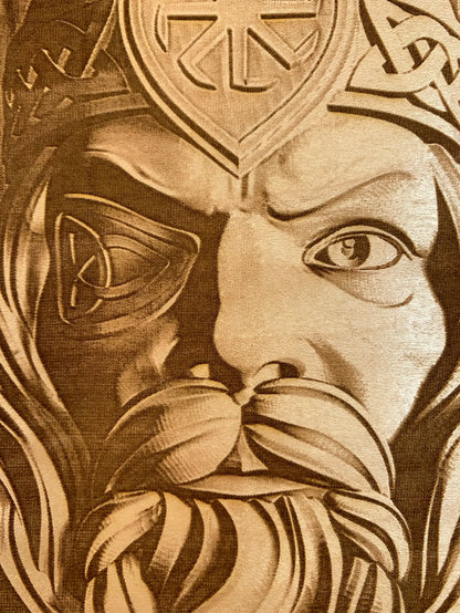 Odin's Shield Wooden Wall Art (10.5")