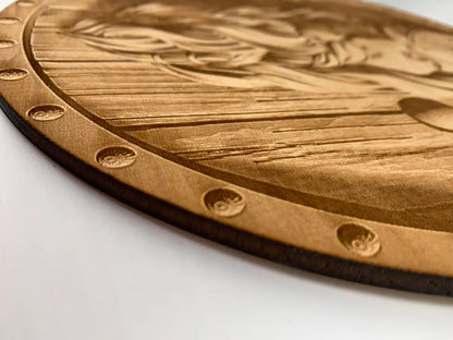 Odin's Shield Wooden Wall Art (10.5")