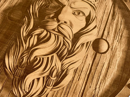 Odin's Shield Wooden Wall Art (10.5")