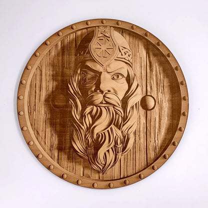 Odin's Shield Wooden Wall Art (10.5")