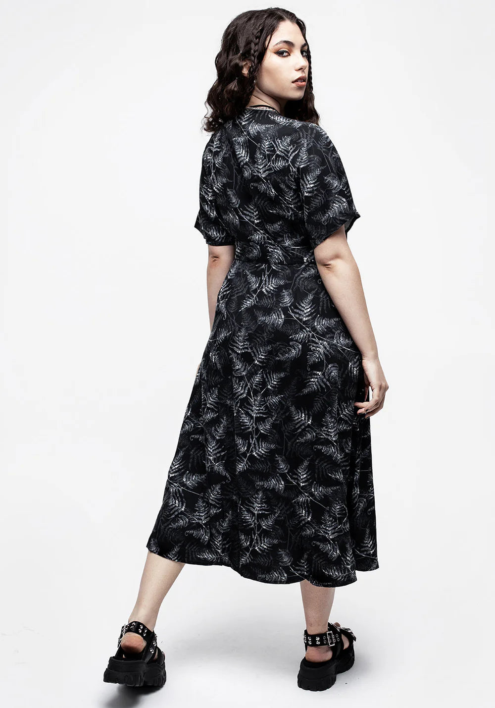 Bracken Wrap Midi Dress (Size US 6)