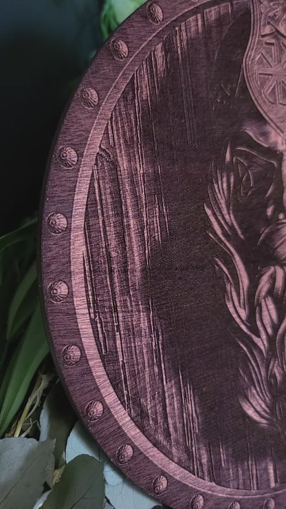 Odin's Shield Wooden Wall Art (10.5")