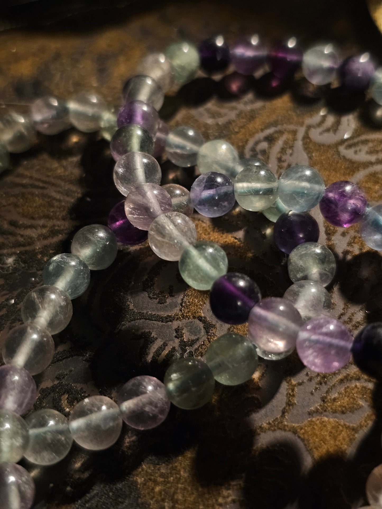 Fluorite Authentic Crystal Bracelet